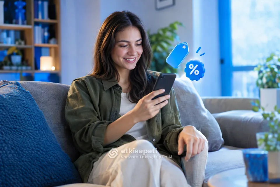 Shazam Takipçi paket fiyatlarını inceleyen bir kullanıcı