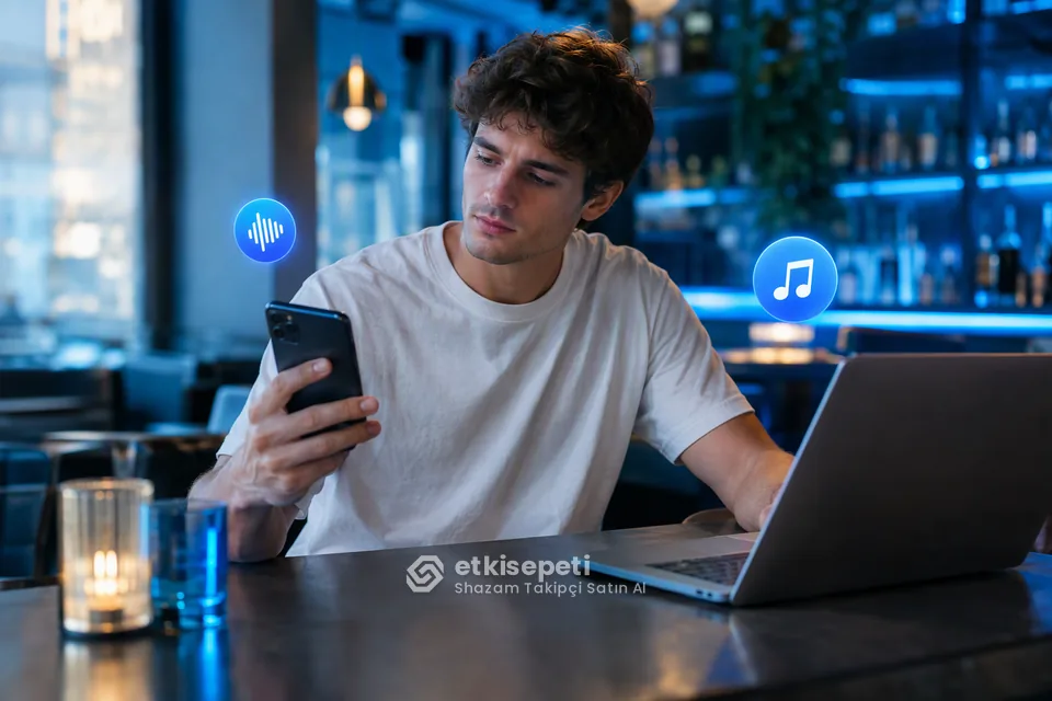 Shazam Takipçi sayfasında “Sanatçı Takipçisi ile Shazam Sayısı Arasındaki Fark” konusunu anlatan görsel