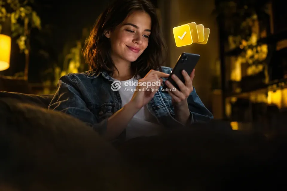 Telefonunda paket ve adet seçen bir kullanıcı