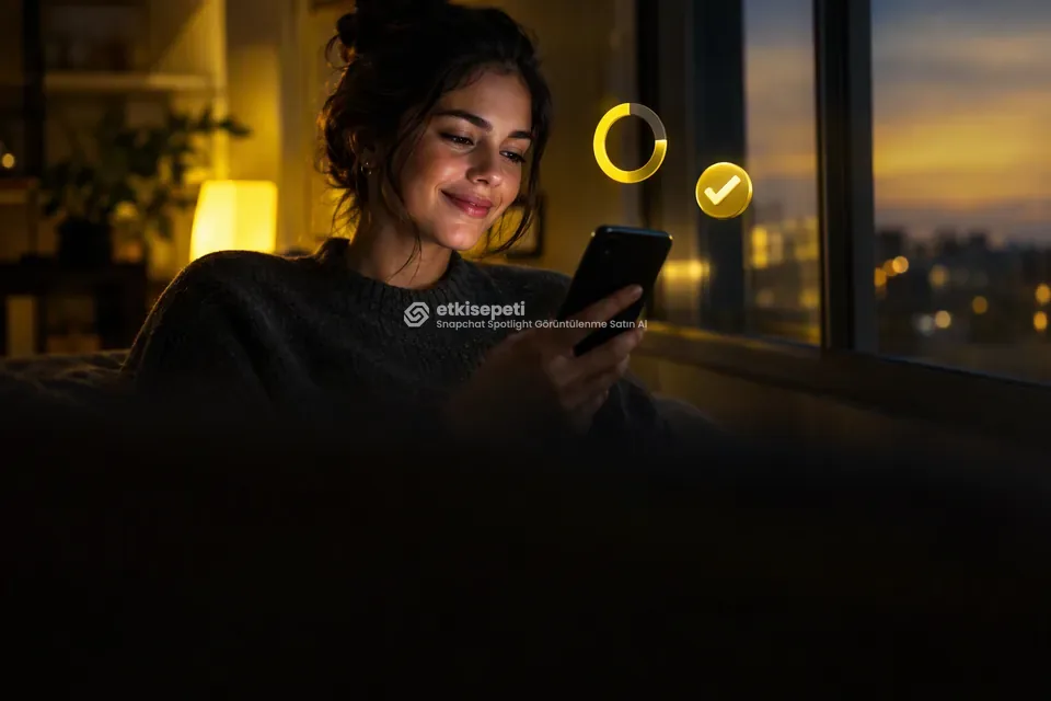Siparişinin ilerleyişini takip eden bir kullanıcı