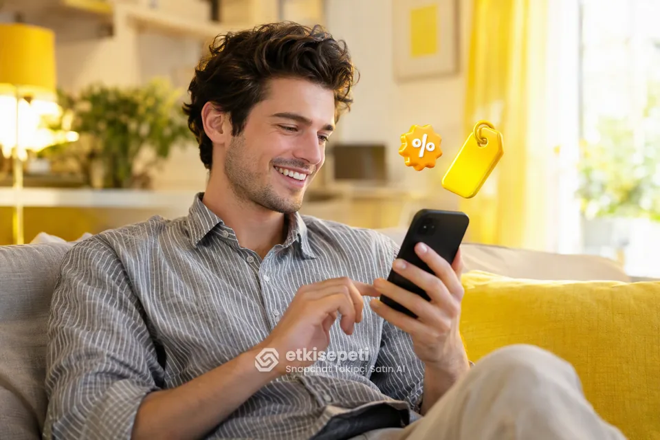 Snapchat Takipçi paket fiyatlarını inceleyen bir kullanıcı