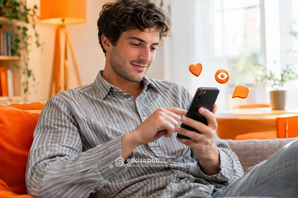 Diğer SoundCloud hizmetlerine göz atan bir kullanıcı