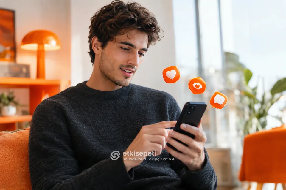 Diğer SoundCloud hizmetlerine göz atan bir kullanıcı