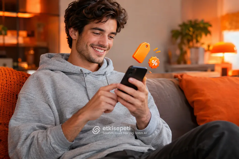 SoundCloud Takipçi paket fiyatlarını inceleyen bir kullanıcı