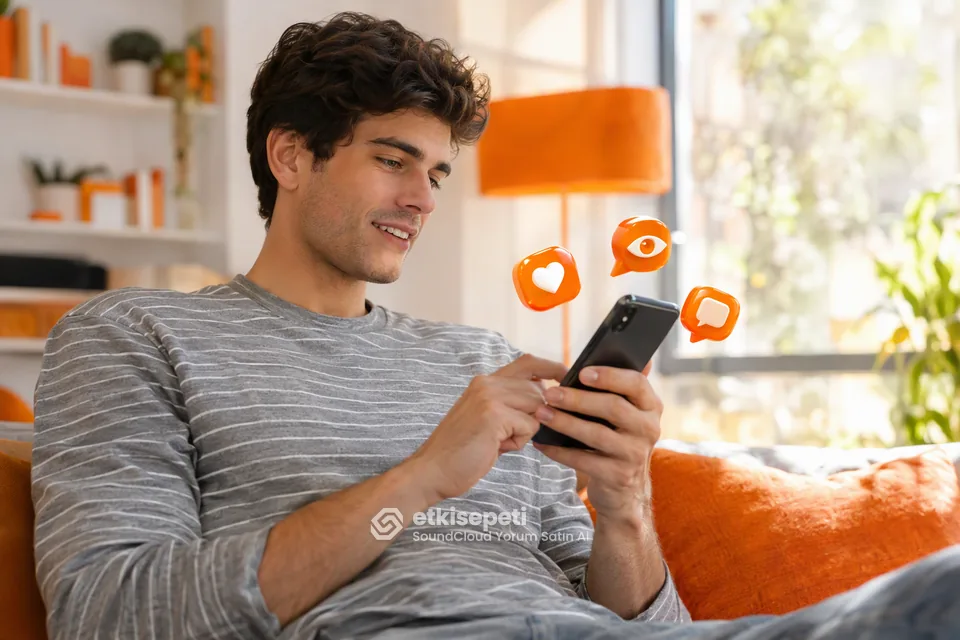 Diğer SoundCloud hizmetlerine göz atan bir kullanıcı
