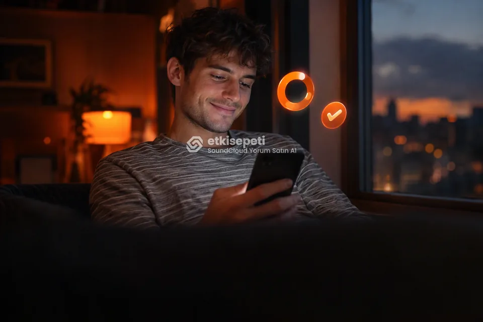 Siparişinin ilerleyişini takip eden bir kullanıcı