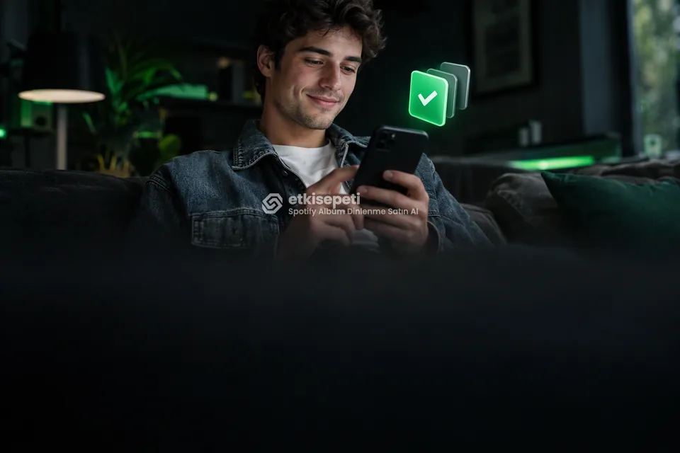 Telefonunda paket ve adet seçen bir kullanıcı