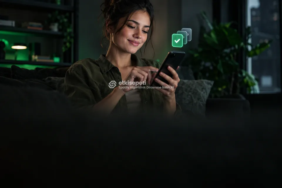 Telefonunda paket ve adet seçen bir kullanıcı