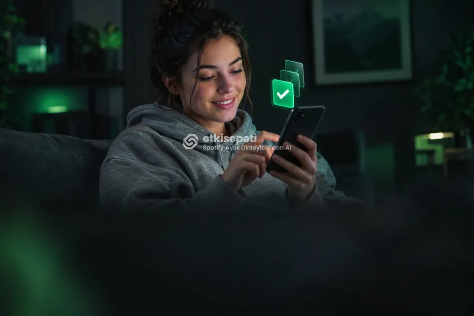 Telefonunda paket ve adet seçen bir kullanıcı