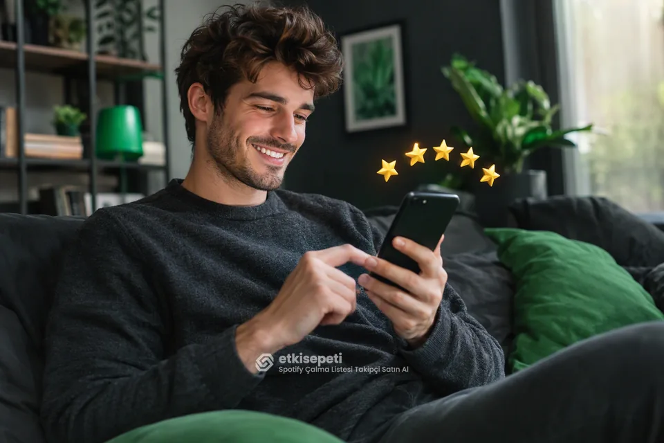 Spotify Çalma Listesi Takipçi hizmetini değerlendiren memnun bir kullanıcı
