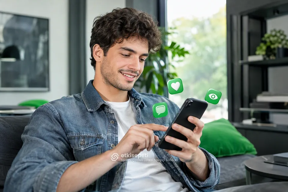 Diğer Spotify hizmetlerine göz atan bir kullanıcı