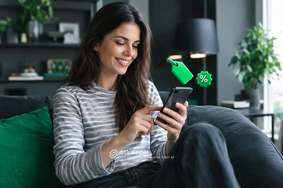 Spotify Chart Dinlenme paket fiyatlarını inceleyen bir kullanıcı