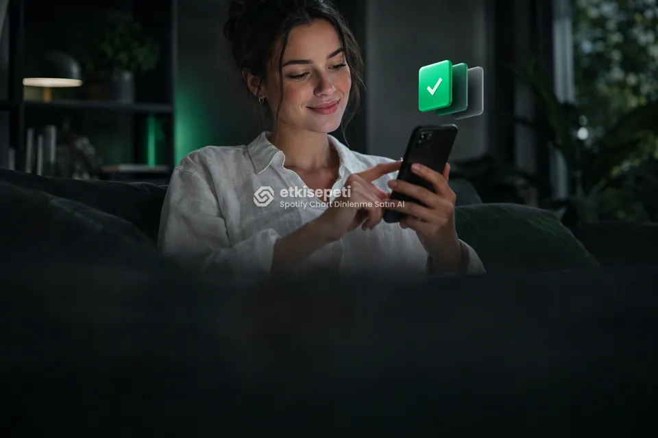 Telefonunda paket ve adet seçen bir kullanıcı