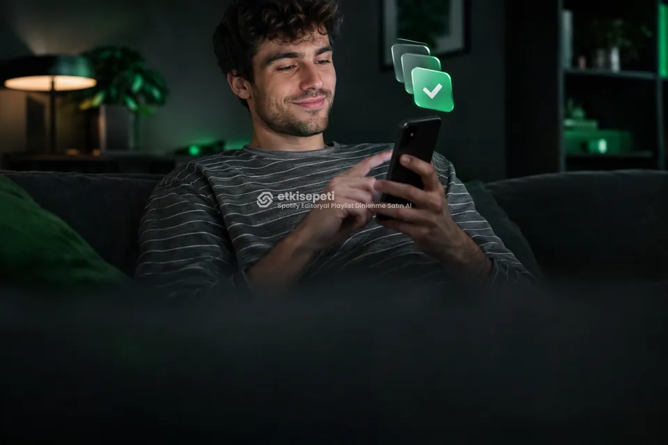 Telefonunda paket ve adet seçen bir kullanıcı
