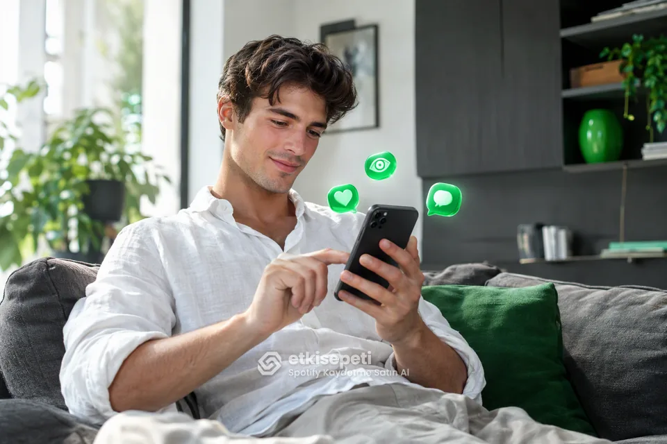 Diğer Spotify hizmetlerine göz atan bir kullanıcı