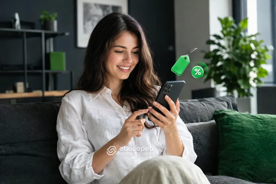Spotify Kaydetme paket fiyatlarını inceleyen bir kullanıcı