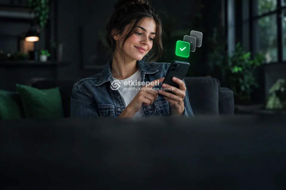 Telefonunda paket ve adet seçen bir kullanıcı