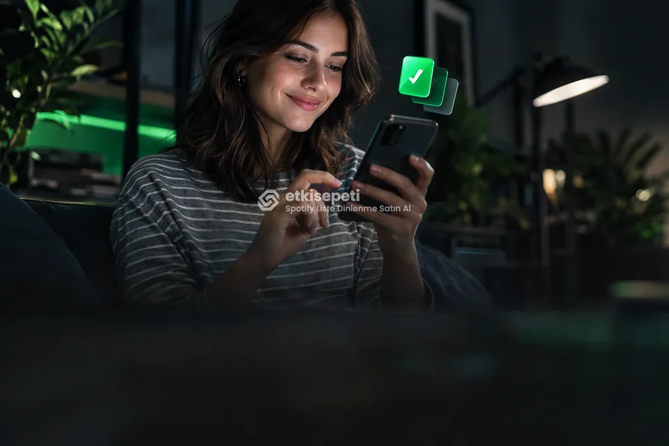 Telefonunda paket ve adet seçen bir kullanıcı