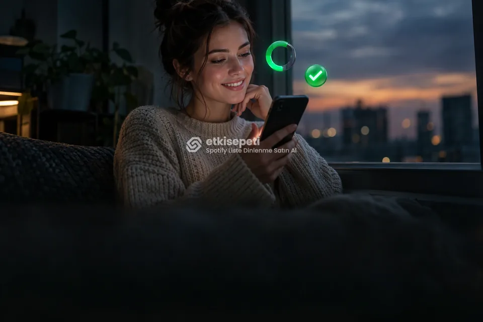 Siparişinin ilerleyişini takip eden bir kullanıcı