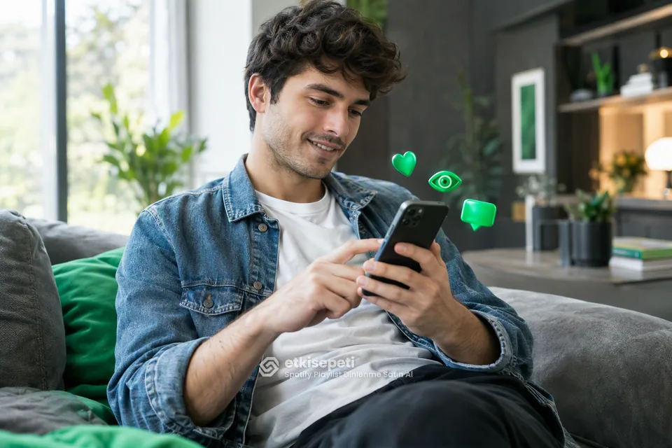Diğer Spotify hizmetlerine göz atan bir kullanıcı