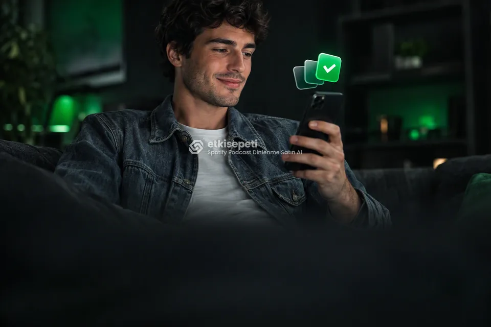 Telefonunda paket ve adet seçen bir kullanıcı