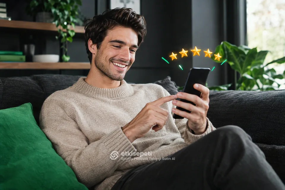 Spotify Podcast Takipçi hizmetini değerlendiren memnun bir kullanıcı