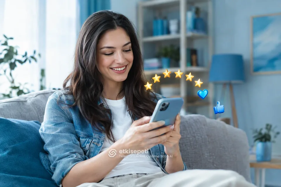 Telegram Anket Oylama hizmetini değerlendiren memnun bir kullanıcı