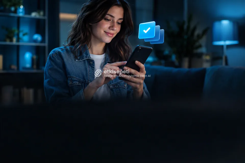 Telefonunda paket ve adet seçen bir kullanıcı