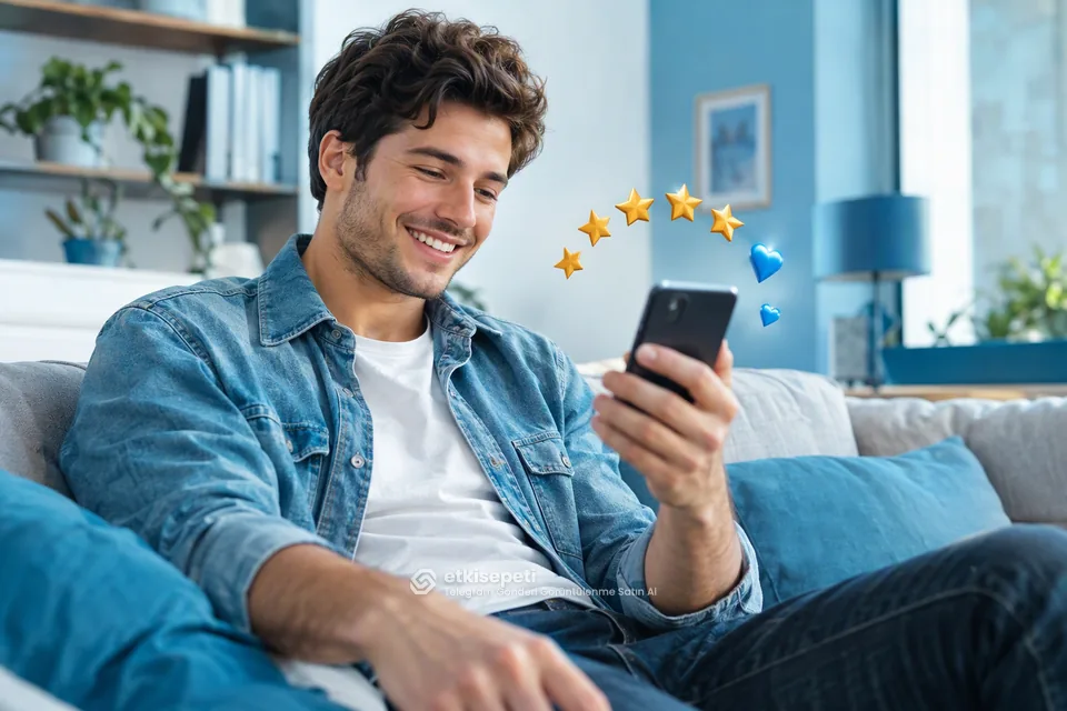 Telegram Gönderi Görüntülenme hizmetini değerlendiren memnun bir kullanıcı