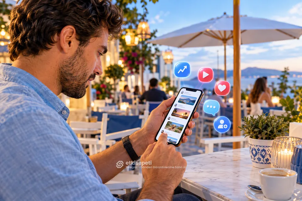 Telegram Gönderi Görüntülenme Satın Al için sosyal kanıt ve dönüşüm odaklı kanal sahnesi