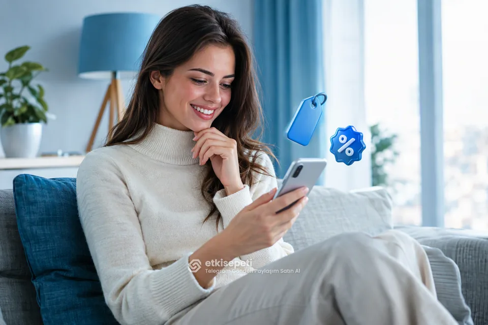 Telegram Gönderi Paylaşım paket fiyatlarını inceleyen bir kullanıcı