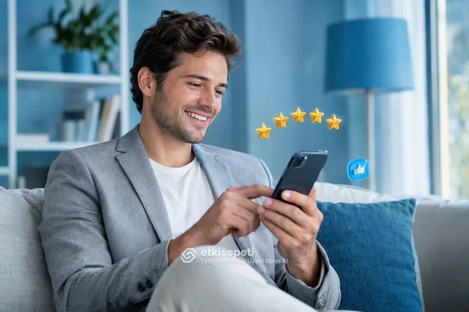 Telegram Grup Üyesi hizmetini değerlendiren memnun bir kullanıcı