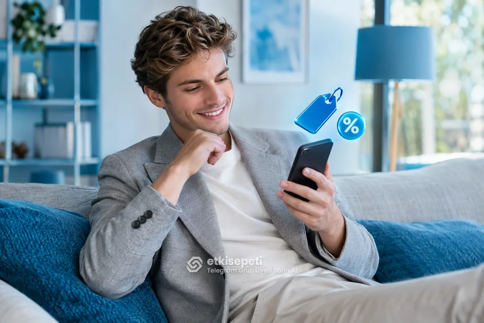 Telegram Grup Üyesi paket fiyatlarını inceleyen bir kullanıcı
