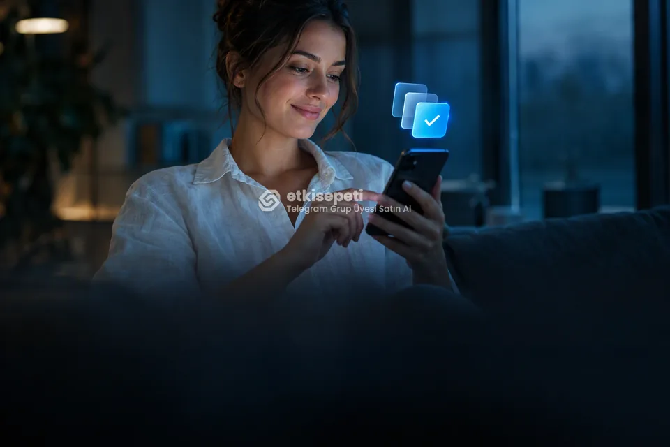 Telefonunda paket ve adet seçen bir kullanıcı