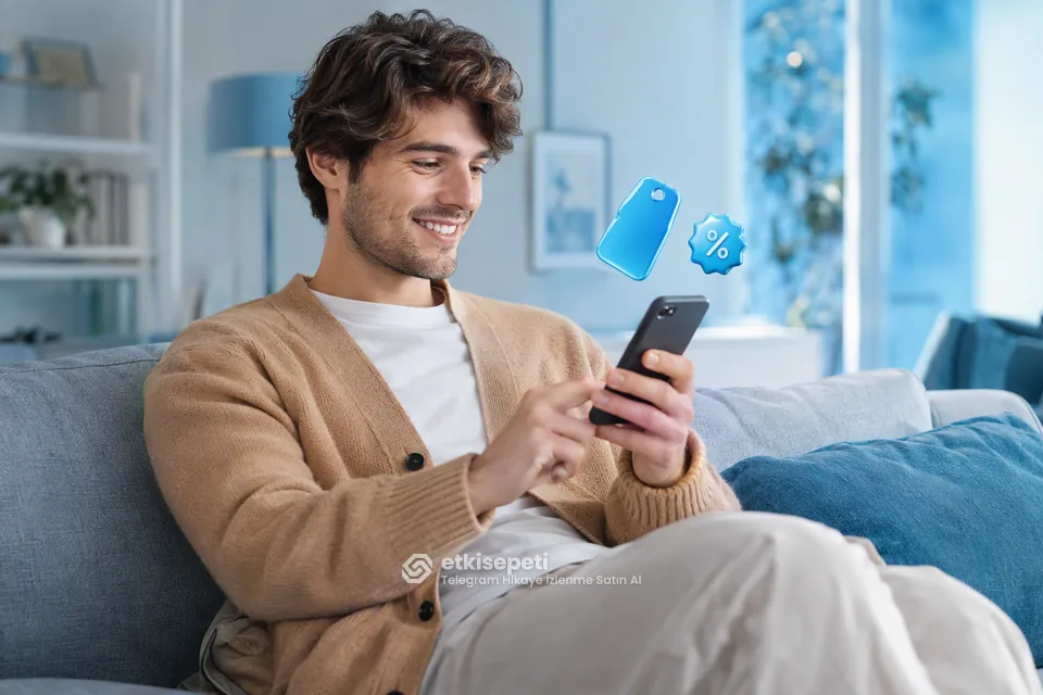 Telegram Hikaye İzlenme paket fiyatlarını inceleyen bir kullanıcı