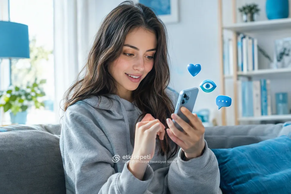 Diğer Telegram hizmetlerine göz atan bir kullanıcı