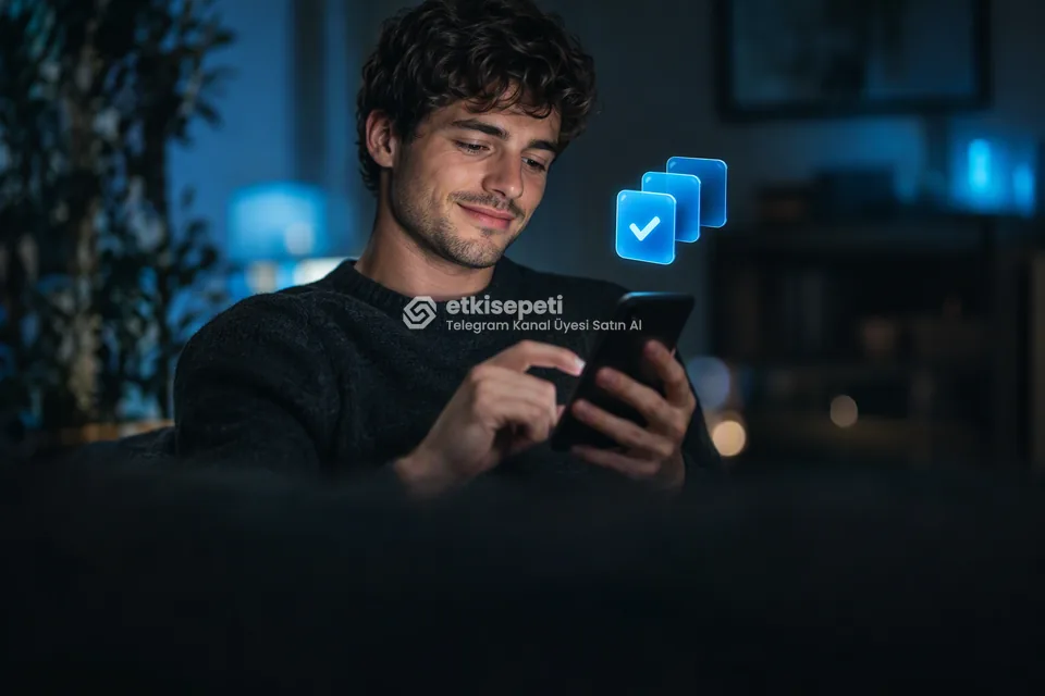 Telefonunda paket ve adet seçen bir kullanıcı