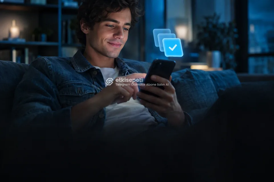 Telefonunda paket ve adet seçen bir kullanıcı