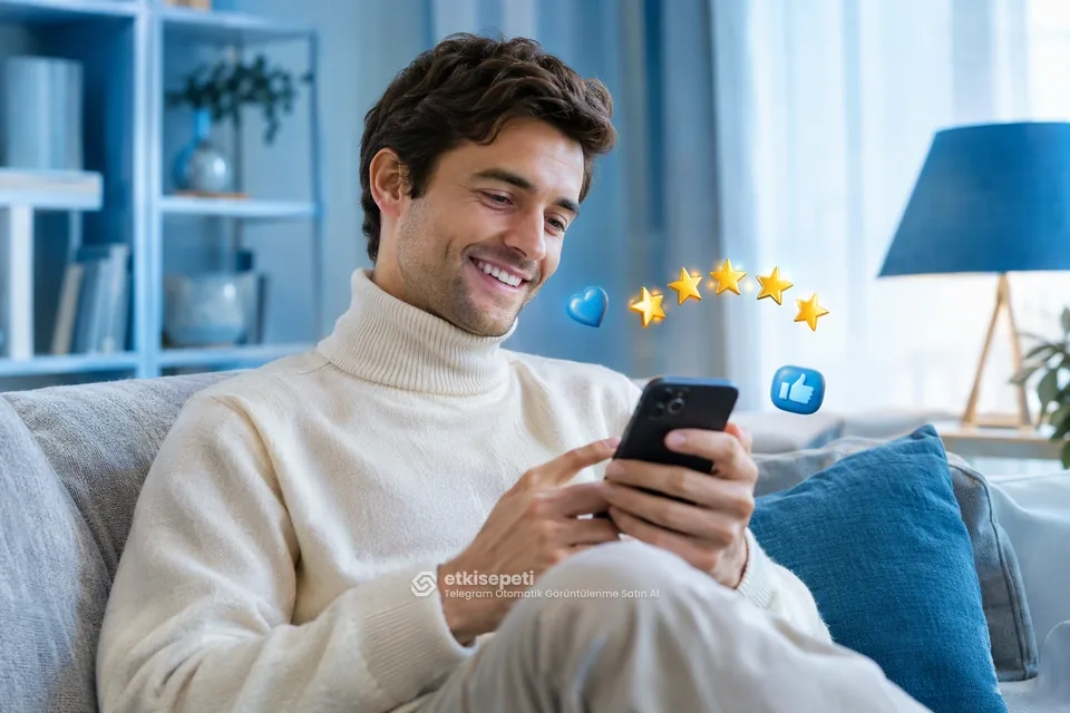 Telegram Otomatik Görüntülenme hizmetini değerlendiren memnun bir kullanıcı