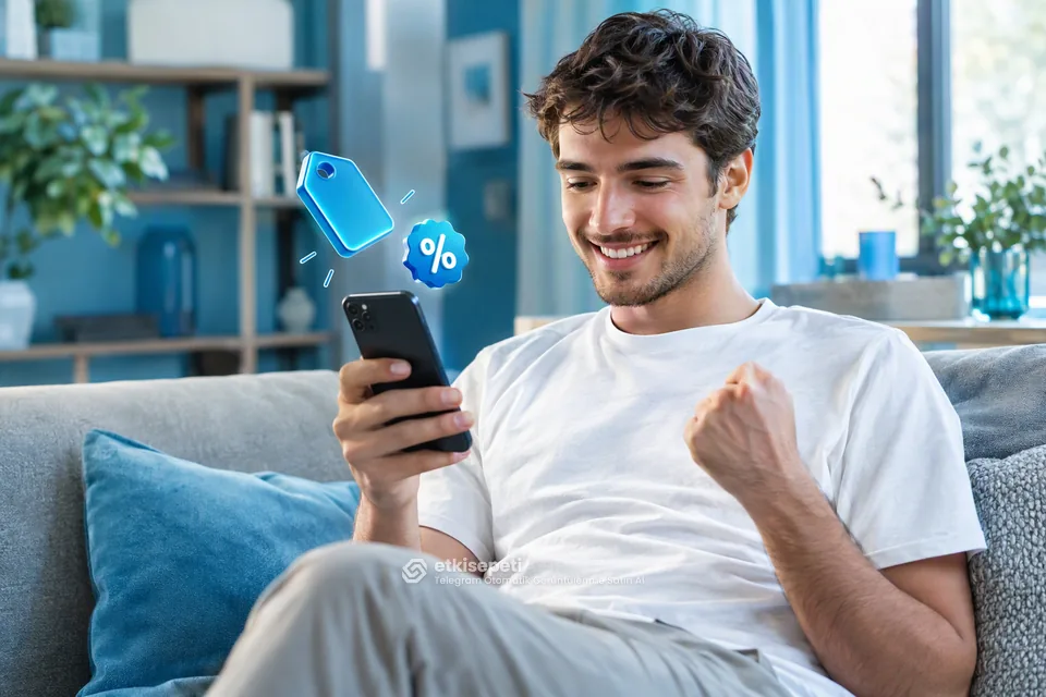 Telegram Otomatik Görüntülenme paket fiyatlarını inceleyen bir kullanıcı