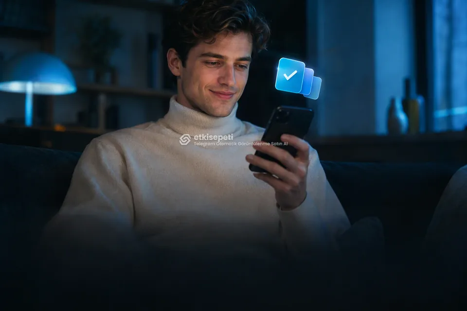 Telefonunda paket ve adet seçen bir kullanıcı