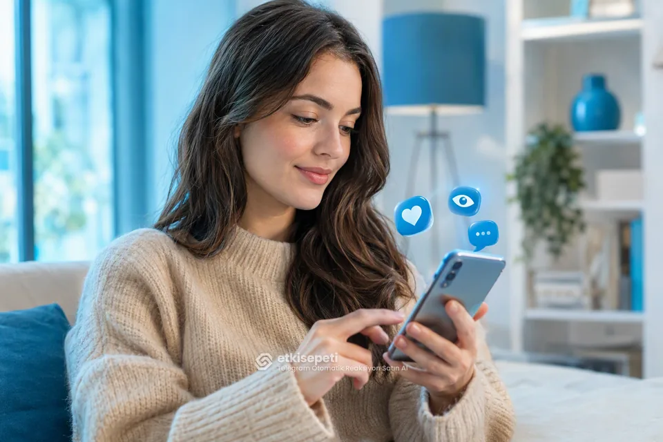 Diğer Telegram hizmetlerine göz atan bir kullanıcı
