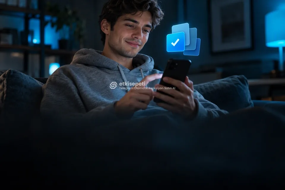 Telefonunda paket ve adet seçen bir kullanıcı