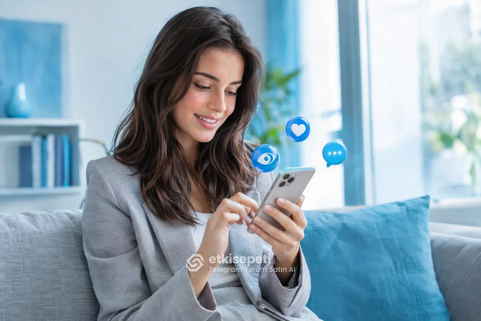Diğer Telegram hizmetlerine göz atan bir kullanıcı