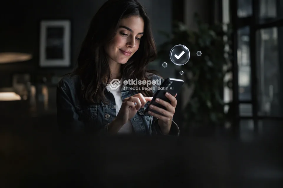 Sipariş adımını tamamlayan bir kullanıcı