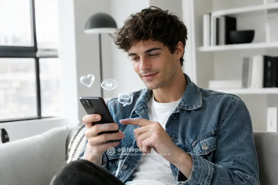 Diğer Threads hizmetlerine göz atan bir kullanıcı