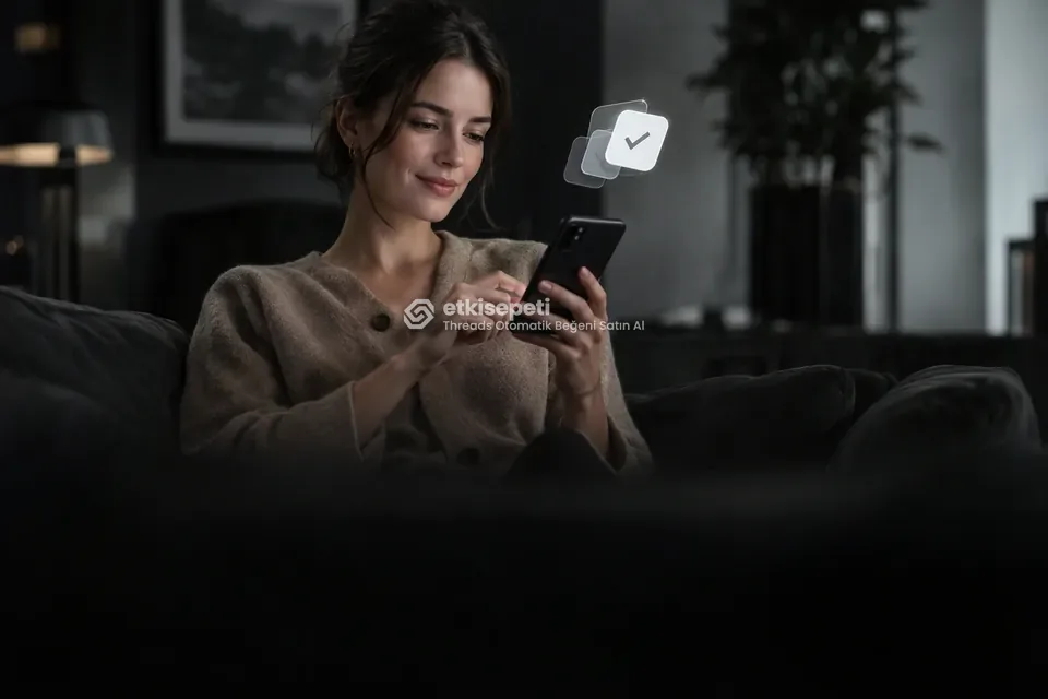 Telefonunda paket ve adet seçen bir kullanıcı