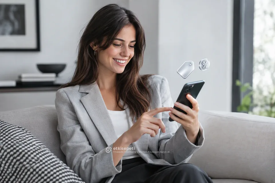 Threads Otomatik Yeniden Paylaşım paket fiyatlarını inceleyen bir kullanıcı