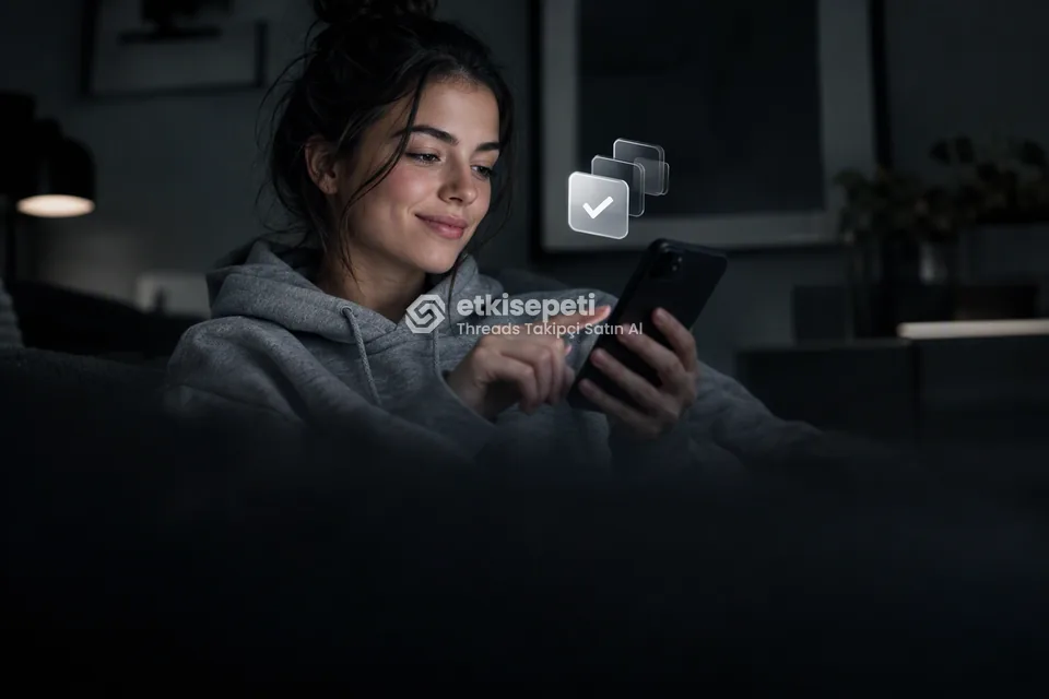Telefonunda paket ve adet seçen bir kullanıcı
