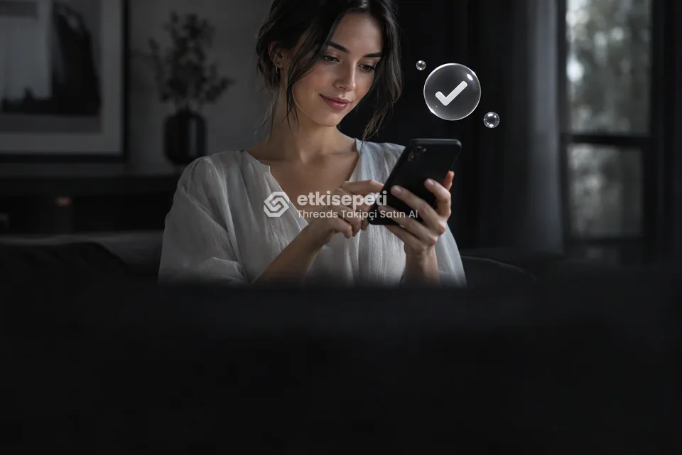 Sipariş adımını tamamlayan bir kullanıcı